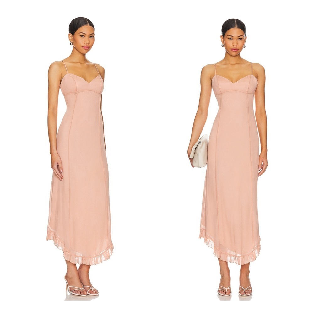 Tularosa Khalani Maxi Dress in Dusty Mauve - Picture 4 of 9